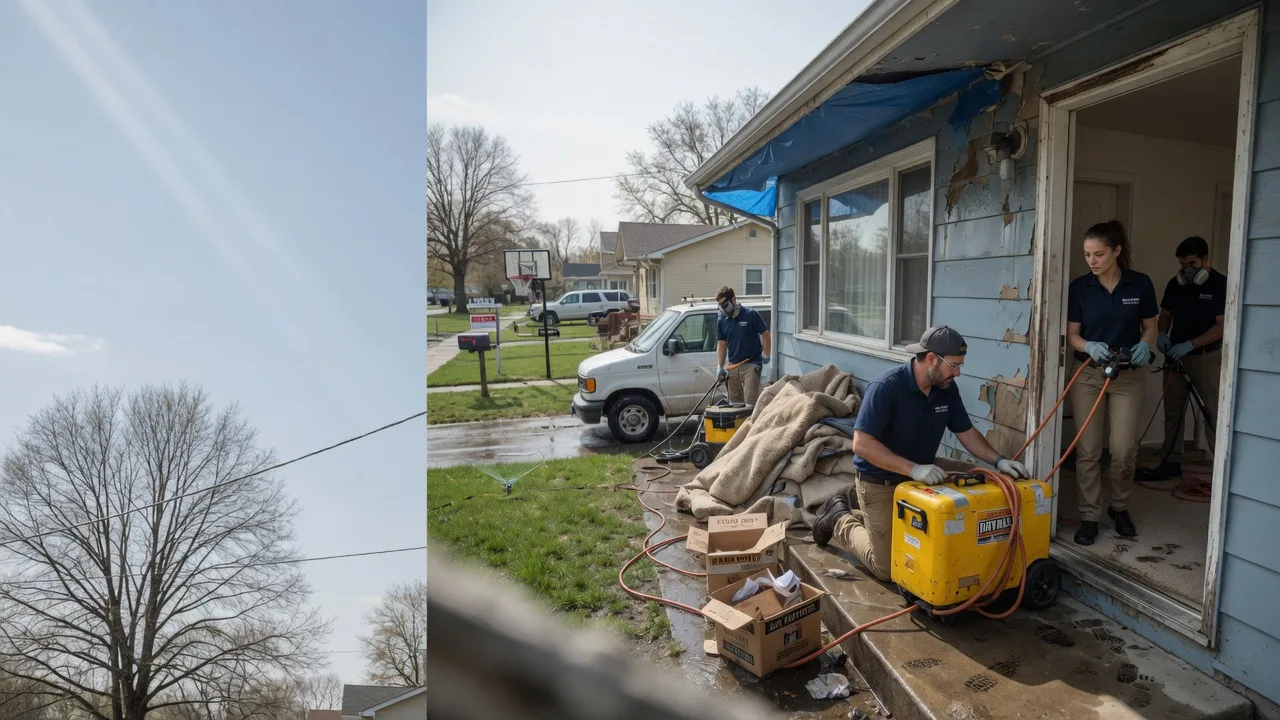 Basement Flood Cleanup in Parsons, KS near me